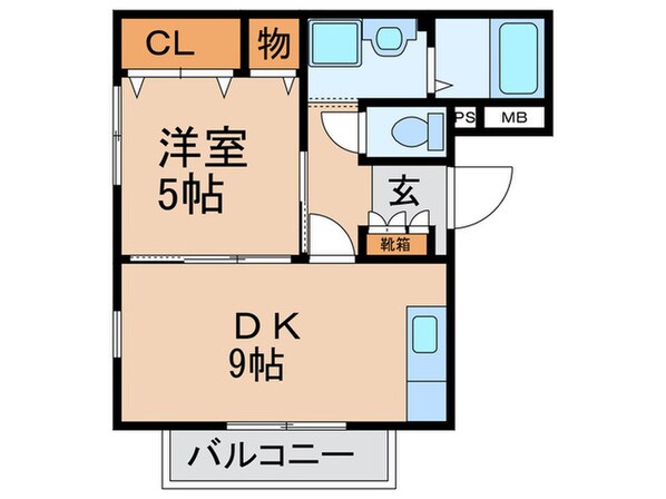 ジャルディーノ弐番館の物件間取画像